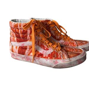 Vans SK8-Hi 38 DX Collina Strada Vans  - W/6.5. Vibrant Orange High-Top Sneakers